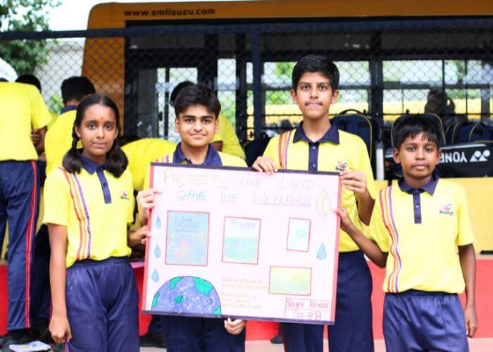 Kids creating beautiful artwork during an art and craft activity