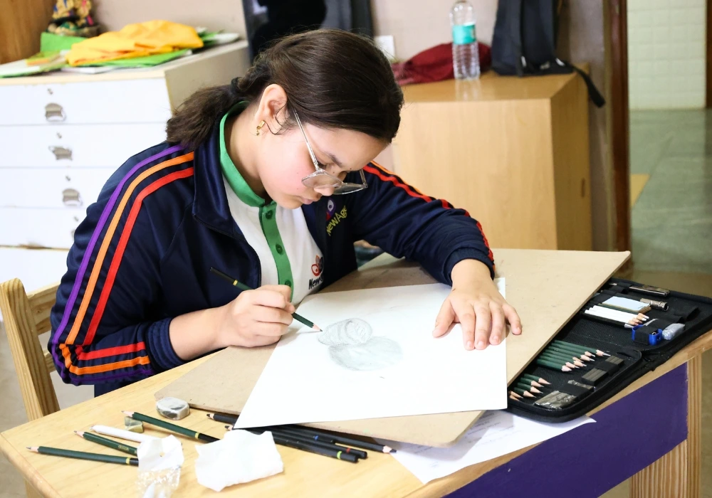 Students engaged in holistic learning activities